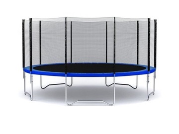 Protective mesh external protection trampolines 427cm 14ft 8 nog 180cm, фото