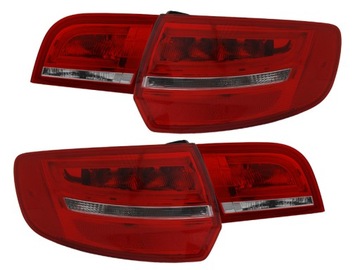 Фонарь задний светодиодные led подсветка рестайлинг audi a3 8p0 sportback, фото