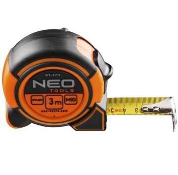 Tape measure steel 3mx16mm nylon neo mid 67 - 173, фото