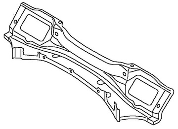 Engine panel gutters jabot 1k0805422, фото
