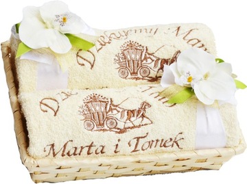 Towels з your embroidery acknowledgments for parents, фото