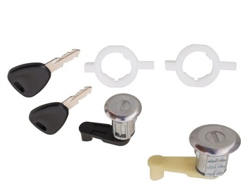 2 new cores locks door lock renault clio 2, фото