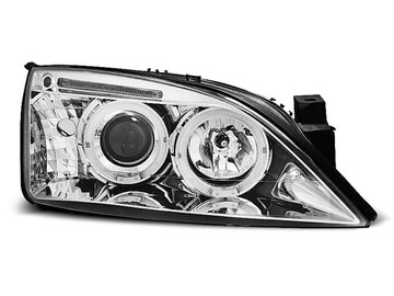 Headlights front ford mondeo chrome led backlight led backlight 00-07, фото