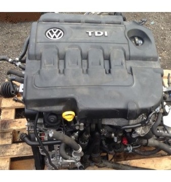 Двигатель комплект polo yeti roomster 1.6 tdi cay 2012 год, фото