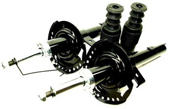2× 2x shock absorbers rubber (tires) front renault megane 2 02-, фото