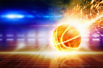 Photo wallpaper basketball, nba, ball, sport, basket, balls, фото