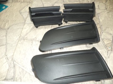 Skoda octavia 2 04-08 комплект решеток заглушки 4 штуки, фото