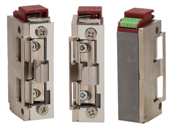 Electric door strike mini symetr з guide reversible low-current sygn. door, фото