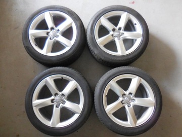 Audi a8 4h d4 wheels disks tires 255/ 45/ 19 summer, фото