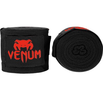 Venum kontact windings bandage boxer 4 m black, фото
