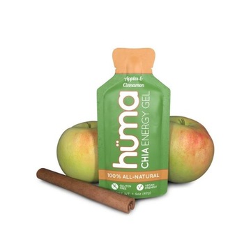Huma chia energy gel energy gel flavor apple з cinnamon chia - 42g, фото