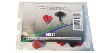 Ford focus c max mondeo set clip protection screw, фото