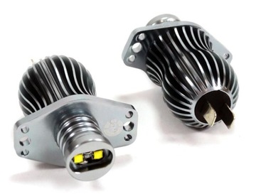 Лампочки кольца led подсветка маркер d bmw e91 e90 диоды super cree 20w подсветка e24, фото