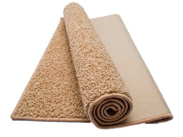 Carpet shaggy mild 400x500 gray brown without violet, фото