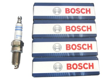 4pcs spark plug bosch fiat panda punto seicento yr 7 dc+, фото