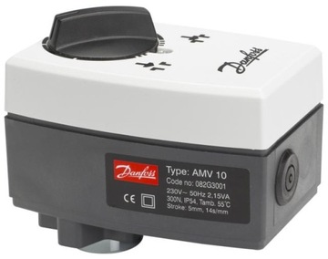 Амортизатор электрический danfoss amv 10/ 230 v, фото