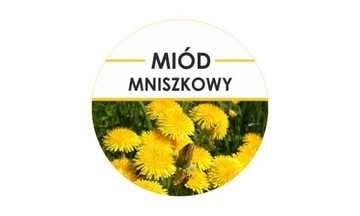 Этикетки круглые fi 4 сантиметри mniszkowy 24 шт, фото