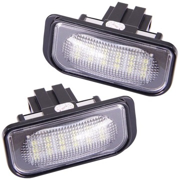 Led подсветка номерного знака mercedes w203 w211 w219 slk c e, фото