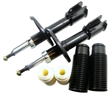 Shock absorbers x2 front+bumpers+protection renault twingo 93-00, фото