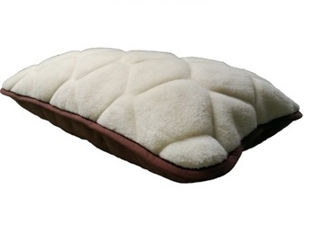 Cushion woolen 70x80 camel cashmere caro ck2, фото