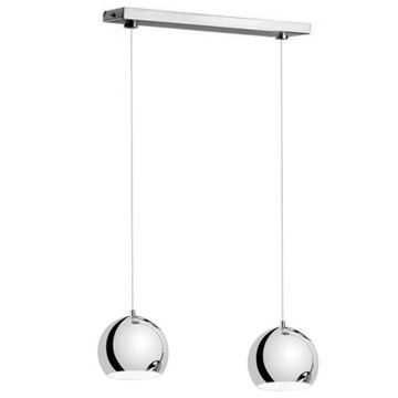 Modern pendant light, chandelier ball chrome 2-208, фото