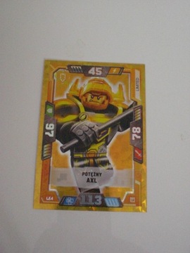 Map lego nexo series 2 knights le4 powerful axl limited edition, фото