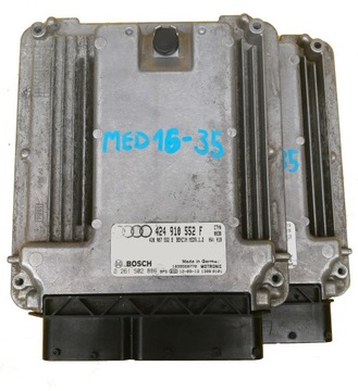Ecu audi r8 5.2 fsi 0261s02886 424910552f в комплекте, фото