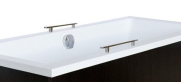 Fasteners bathtub handle to baths besco chrome quadro, фото