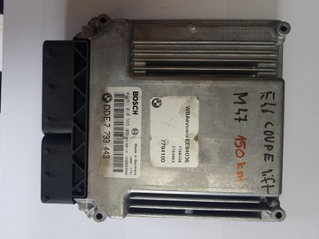 Комп'ютер двигуна 7793443 bmw 2, 0d m47n 150 км dde, фото