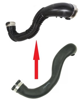 Tube spigot intercooler mercedes a-class w176 180cdi, фото