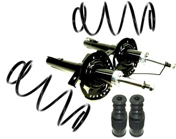 Shock absorbers springs in front of renault megane 2 gasoline##, фото