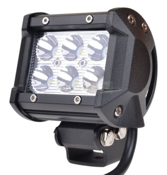 Панель фара прожектор 6x led підсвідка 18w квадроцикл atv utv 4x4, фото