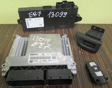 Bmw 1 e87 118d комплект компьютер 7809001 0281014239, фото