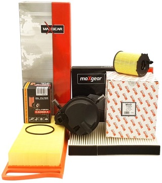 Ford fusion 1.4 tdci filter set maxgear, фото
