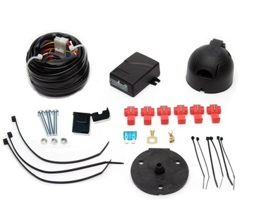 Wiring+ block 7 contacts to tow bar fiat ducato, фото