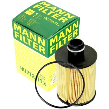 Fiat 1.3 1.9 2.0 diesel mann grease filter hu712/ 11x, фото