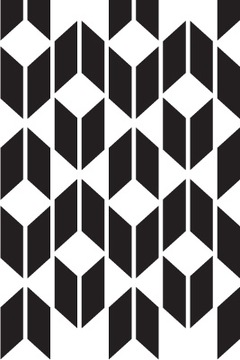 Template painting reusable wallpaper geometric 5, фото