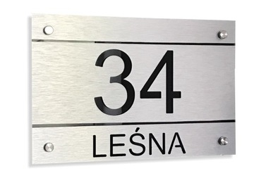 Табличка на будинок номерний знак адресова номер 35x25cm, фото