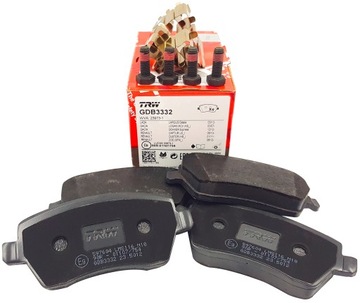 Renault clio 3 kangoo pads brake front trw, фото