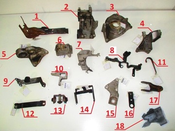 Citroen xsara picasso 2. 0hdi bracket cushion motor, фото
