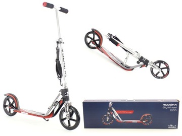 Scooter hudora great wheel 205 1478 red 2 wheels, фото