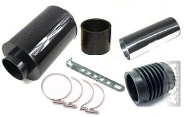 System inlet bmw 528 528i 530 air duct cone filter airbox carbon - premium, фото
