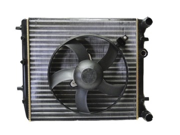 Water radiator with fan fabia 1 6q0121201bt, фото