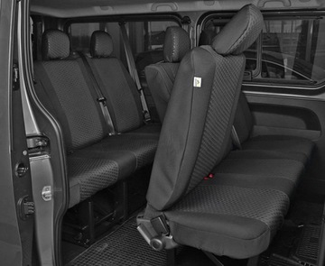 Чехол на тройной разделен сиденье до vivaro 2, фото