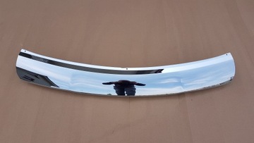 Nissan note 2013 - overlay chrome front bumper, фото