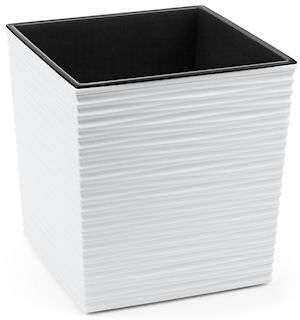 Flowerpot yucca chisel 250 lamella white/ cream/ mokka/ graphite+ liner, фото