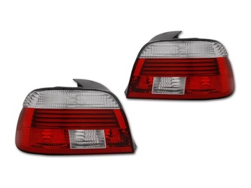 Фонарь задний комплект led подсветка неон bmw 5 e39 рестайлинг redwhite, фото