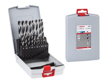 Set 19 drill bit for steel, metal, plastic 1 trees bosch hss pointteq, фото