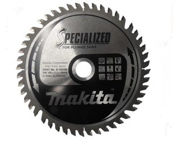 Disk saw cutting makita 165x20mm 48 з. to sp6000, фото