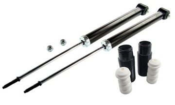 Shock absorbers x2 ass+bumpers+protection audi a1 a2 seat ibiza, фото